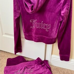 Juicy Couture Fuchsia Velour Set